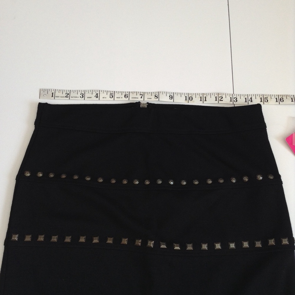 CANDIES black bodycon studded skirt - Picture 4 of 6